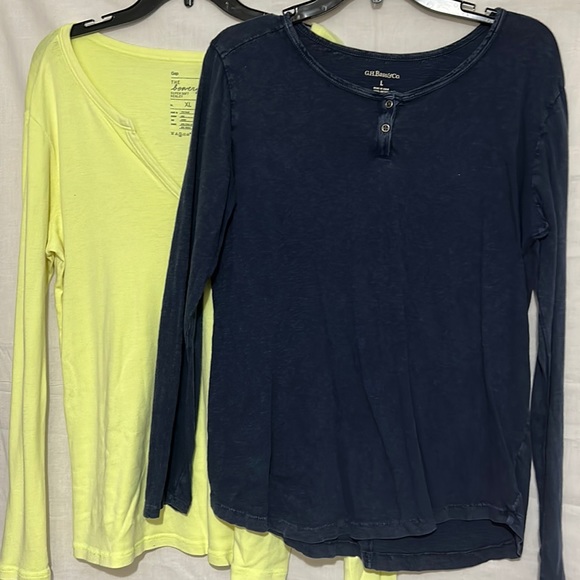 GAP Tops - Two long sleeve light weight tops